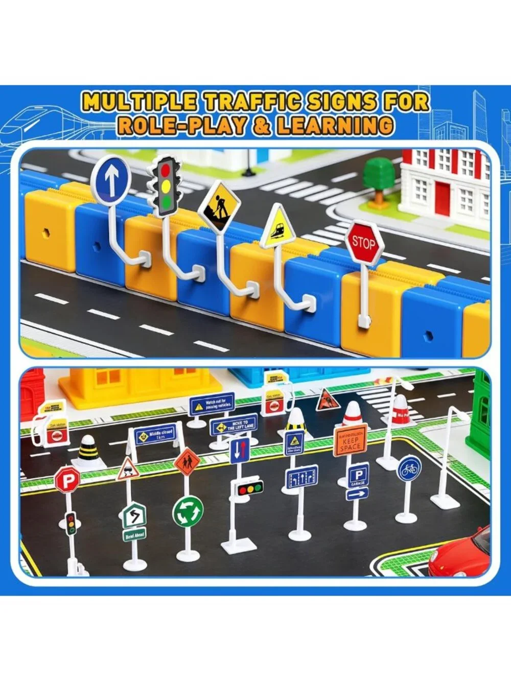 Electric Train Set for Kids 5-8, 225 Pcs 3D Track, 2 Trains, Fun Gift Idea